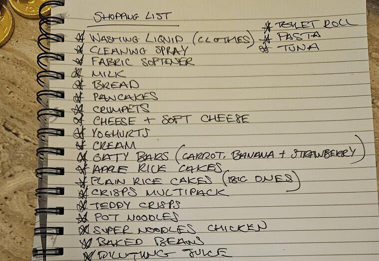 Make a Shopping List (and Stick to It)
