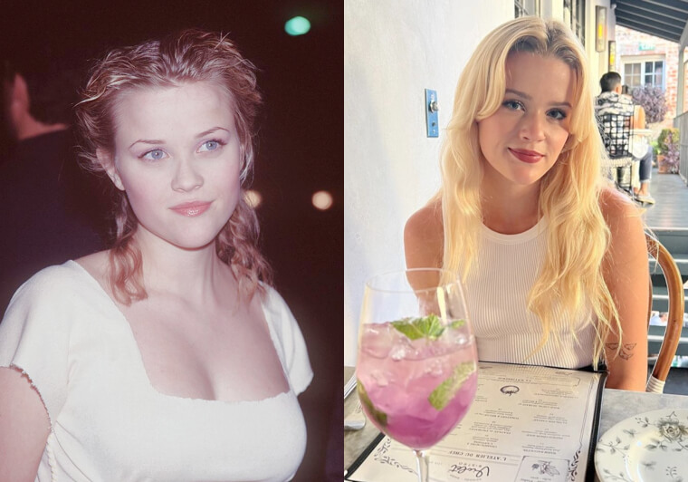 Reese Witherspoon and Ava Phillippe - Age 23