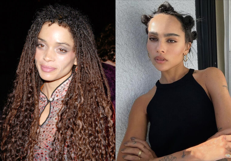 Lisa Bonet and Zoë Kravitz- 30s