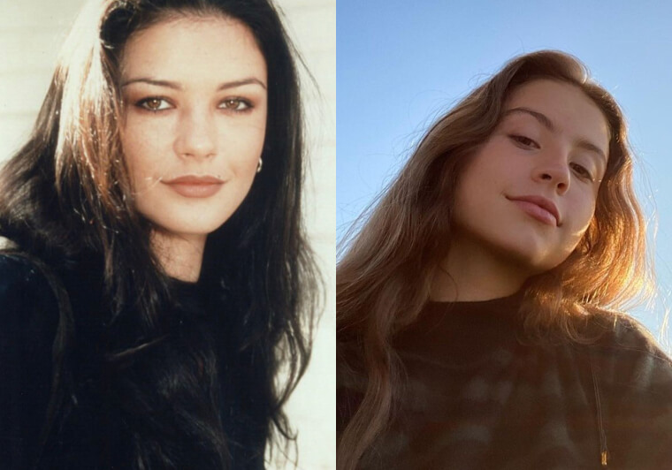 Catherine Zeta-Jones and Carys Douglas - Age 20