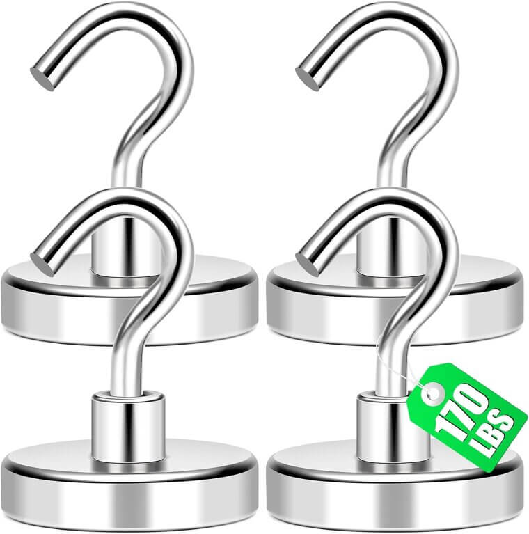 MIKEDE Magnetic Hooks - Super Strong, Versatile & Durable - Now 15% Off!