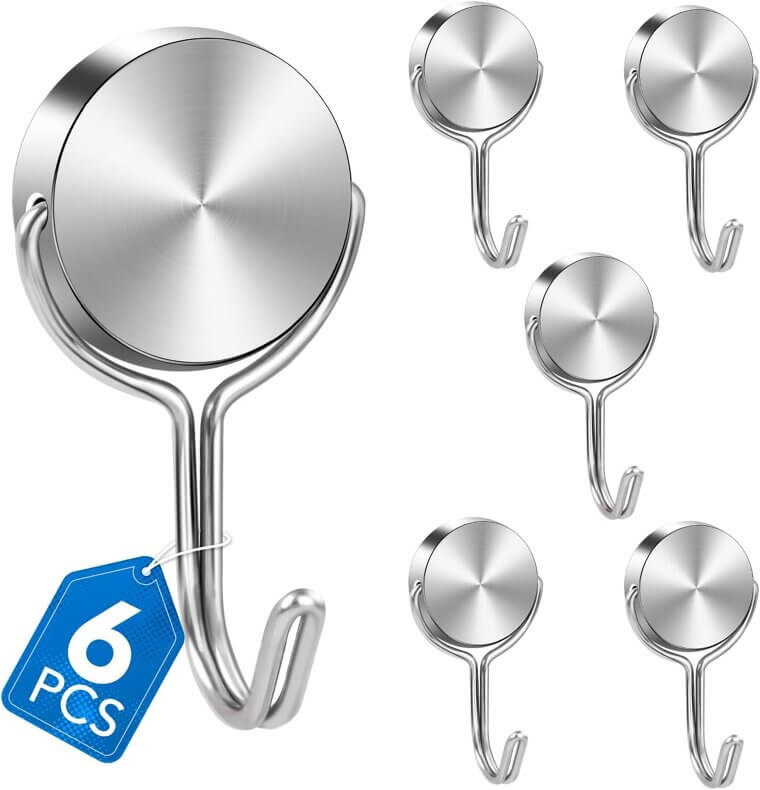 LOVIMAG Magnetic Hooks - Cruise Cabin Must-Have, Strong 60Lbs Grip, Rust-Proof - Now 10% Off!