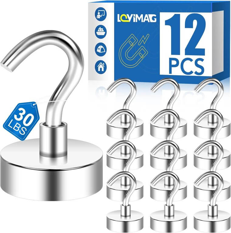 LOVIMAG Magnetic Hooks - Perfect for Cruise & Home Organization - 13% Off!