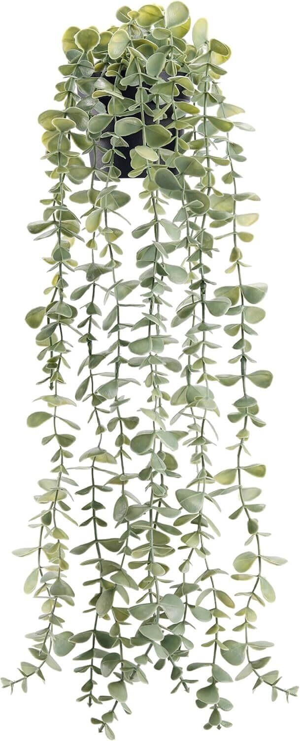 Faux Eucalyptus Hanging Plant - Perfect for Boho and Farmhouse Decor - 35% Off!