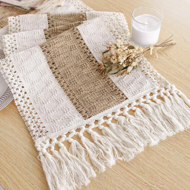 FEXIA Boho Table Runner - Perfect for Seasonal Decor - Now 7% Off!