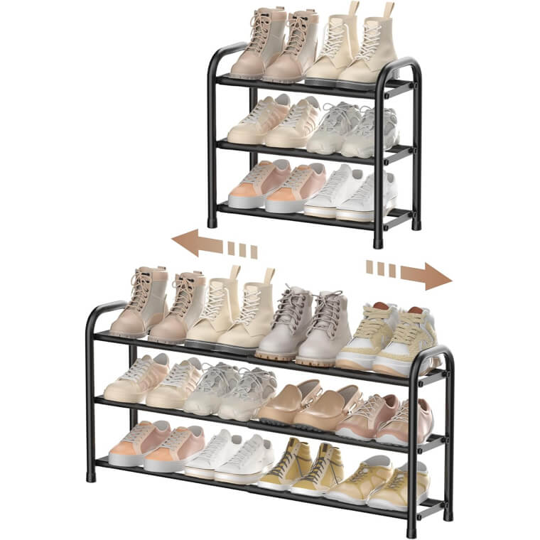 ENJOYBASICS Shoe Rack - Adjustable Storage for Small Spaces 