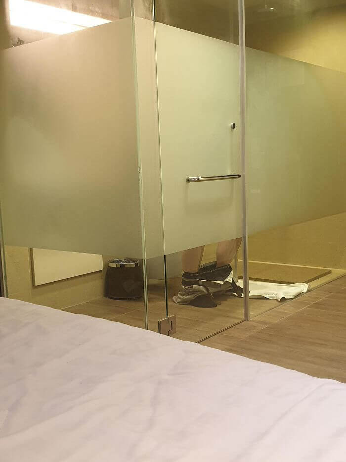 He Must Be Playing PUBG On His Phone