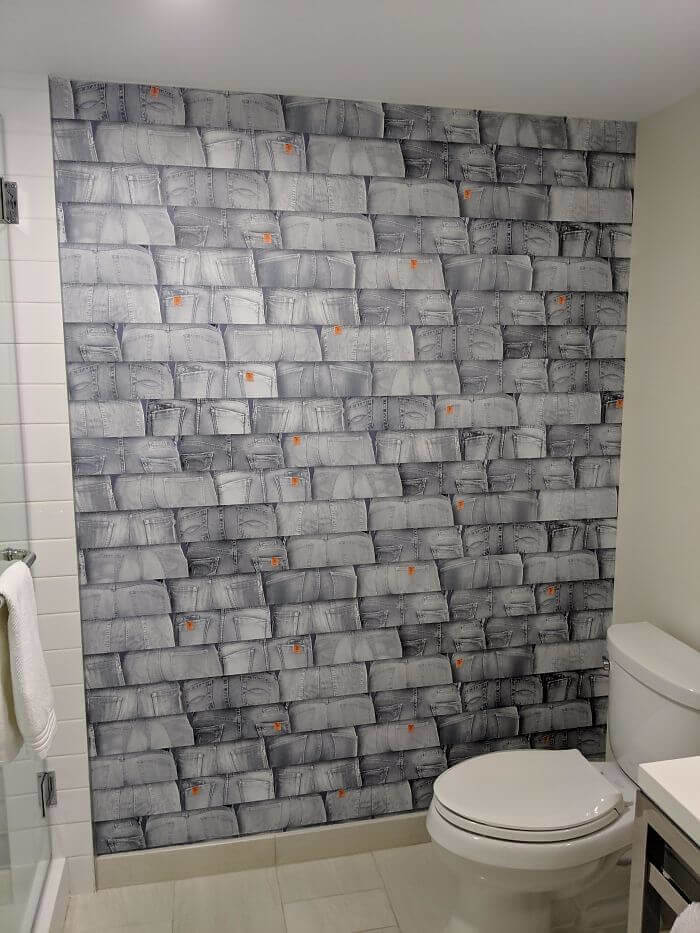 A Wall Made Of Butts