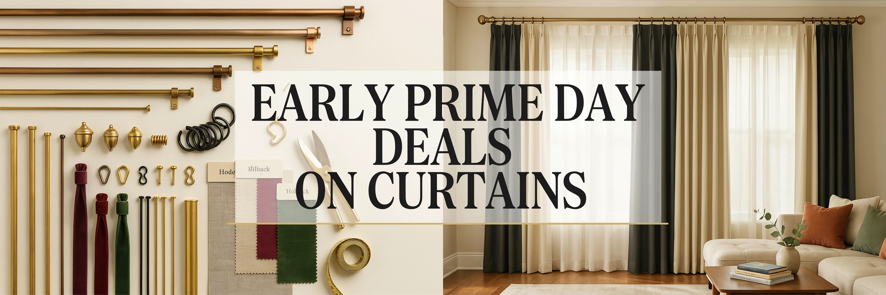 Early Prime Day Deals on Curtain Hacks Interior Designers Don't Want You to Know