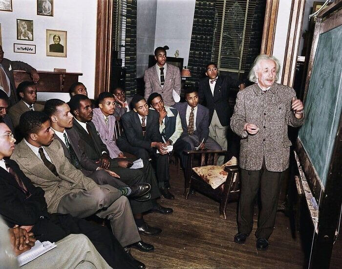 Albert Einstein Teaching At The United State’s First First Degree-Granting Historically Black University