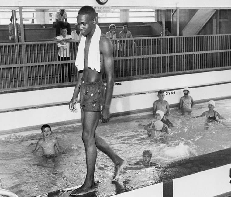 David Isom Fearlessly Entered a Whites Only Pool