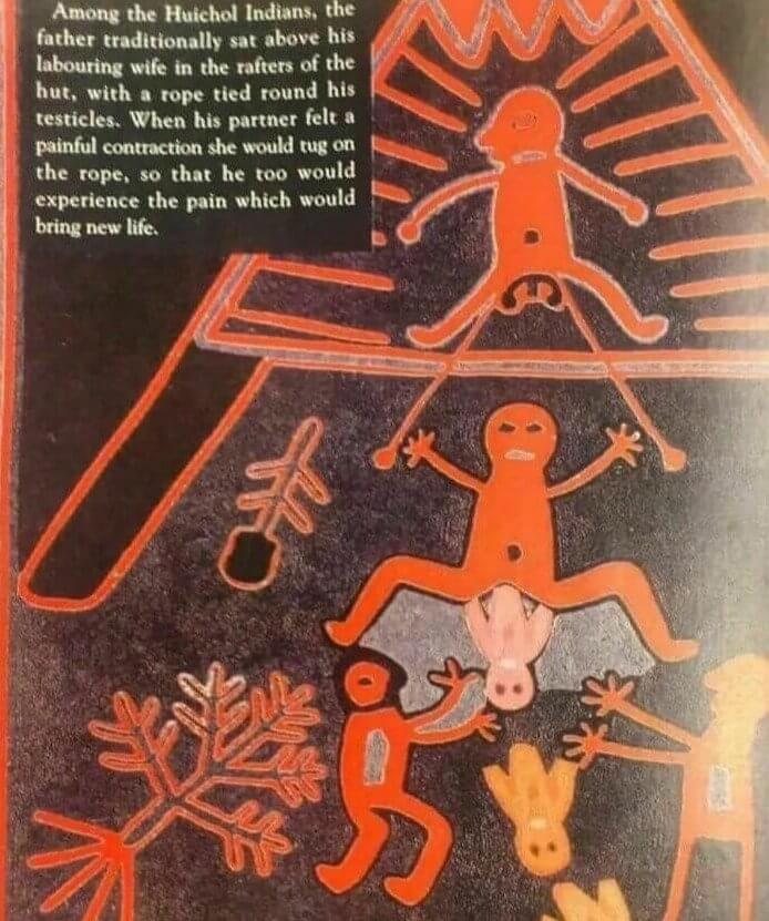 Ancient Huichol Indian Traditions Insisted Men Feel Childbirth Pain