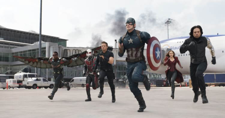 7. Captain America: Civil War, 2016