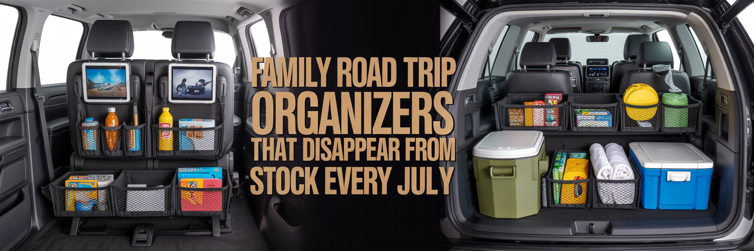 Family Road Trip Organizers That Disappear From Stock Every July