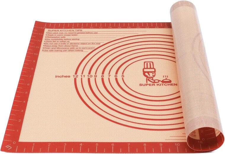 Silicone Pastry Mat - Extra Thick, Non-Stick, Perfect for Baking - Enjoy 10% Off!
