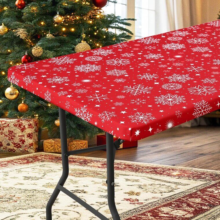Homing Tablecloth Cover - Waterproof & Elastic Fit for 8ft Tables - Now 26% Off!