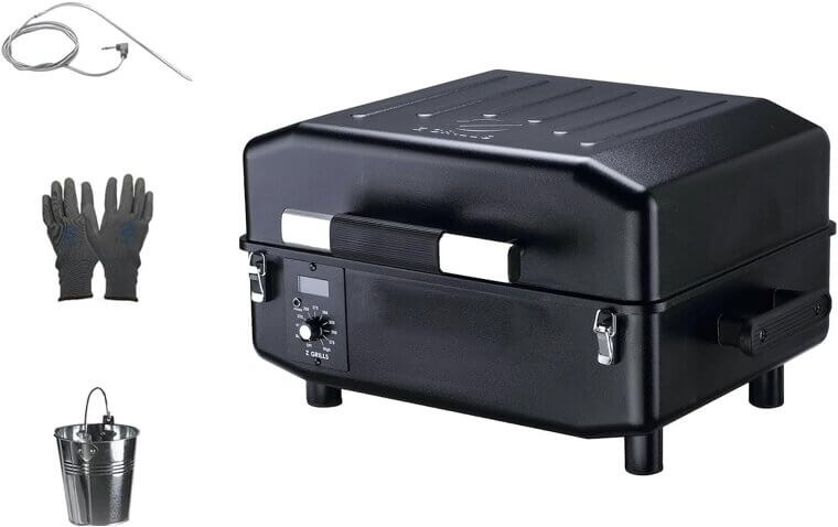 Z GRILLS Portable Pellet Grill - Perfect for Backyard BBQs 