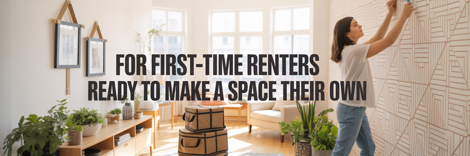 For First-Time Renters Ready to Make a Space Their Own