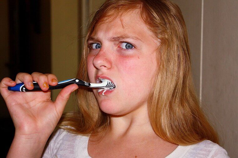 Rushing through your morning hygiene routine