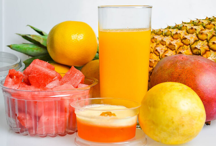 Drinking fruit juice instead of eating the whole fruit