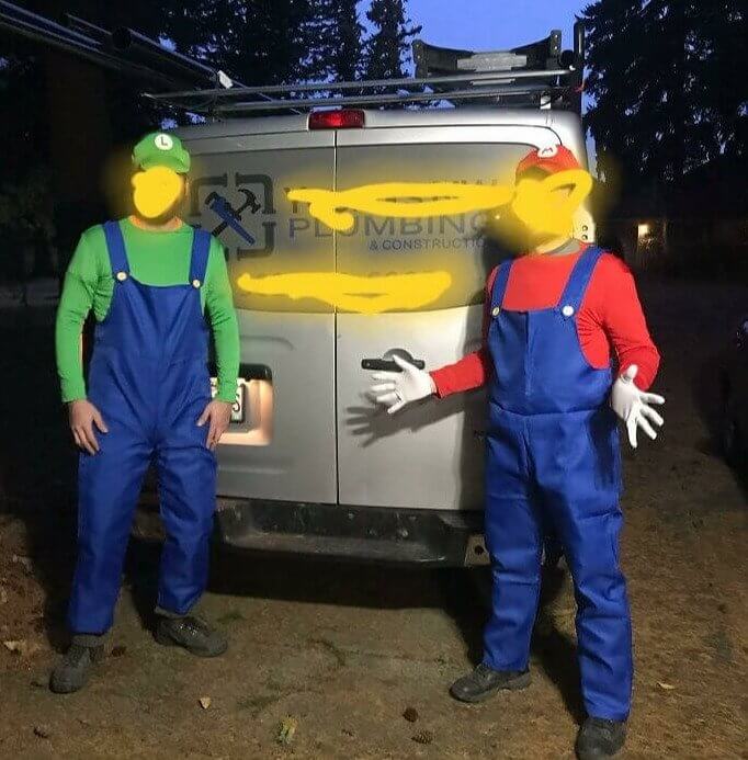 Mario and Luigi Take on Toilets