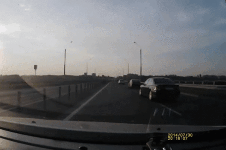 Stunt Man Or Lucky Driver