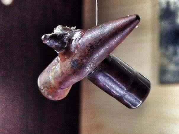 Two Bullets Colliding