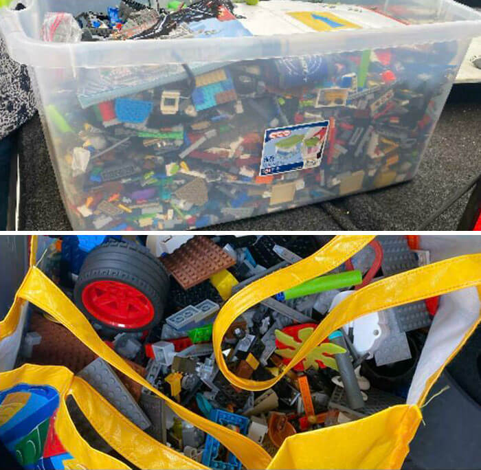 It Was Cleaning Day And The Legos Had To Go