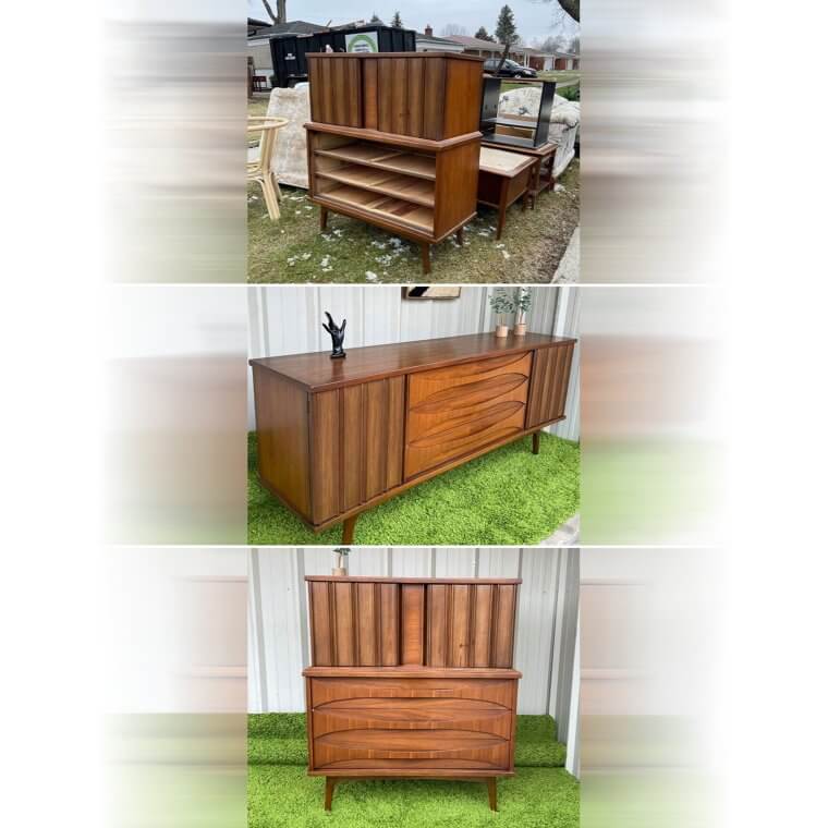 Mid Century Dressers Put Out On The Curb