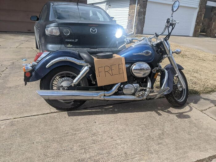 Anyone Want A Free Motorcycle?