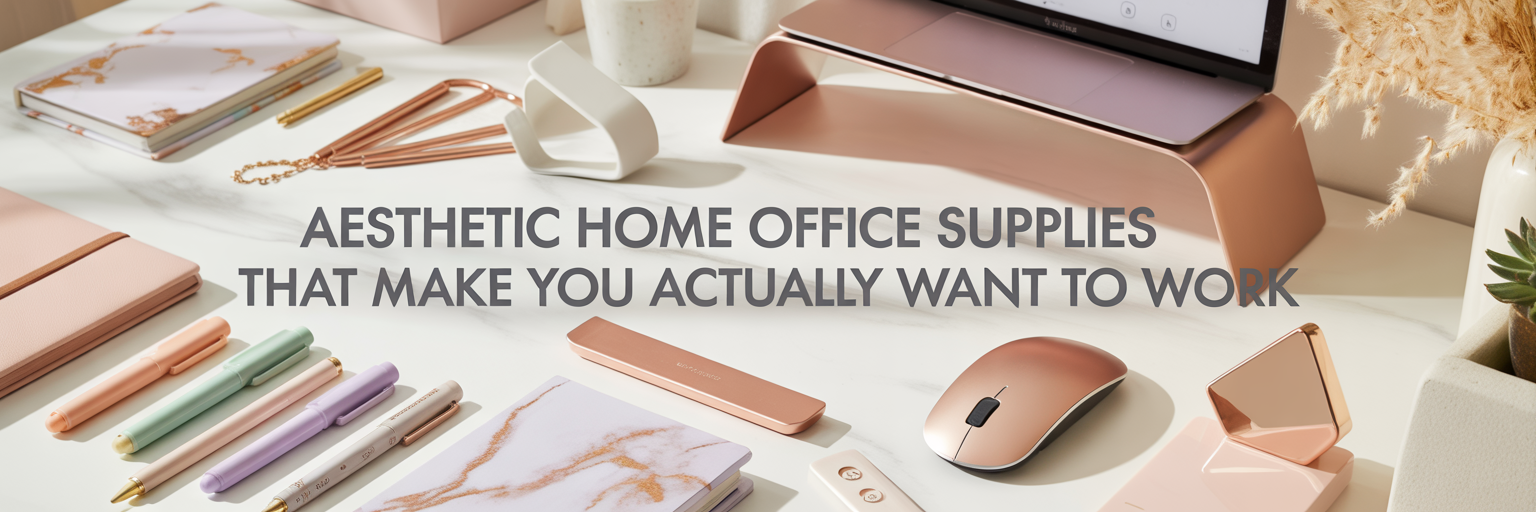 Aesthetic Home Office Supplies That Make You Actually Want to Work