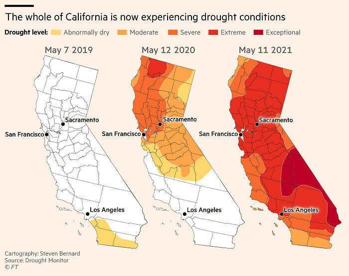 How Water Shortages Have Become Increasingly Bad in California