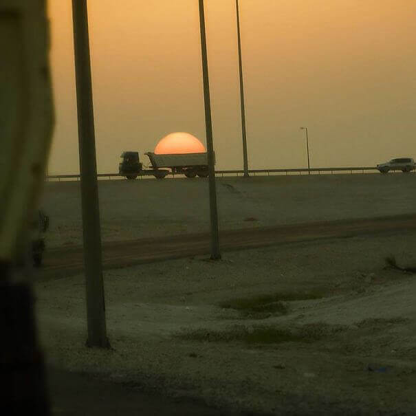 Truck Stealing The Sun