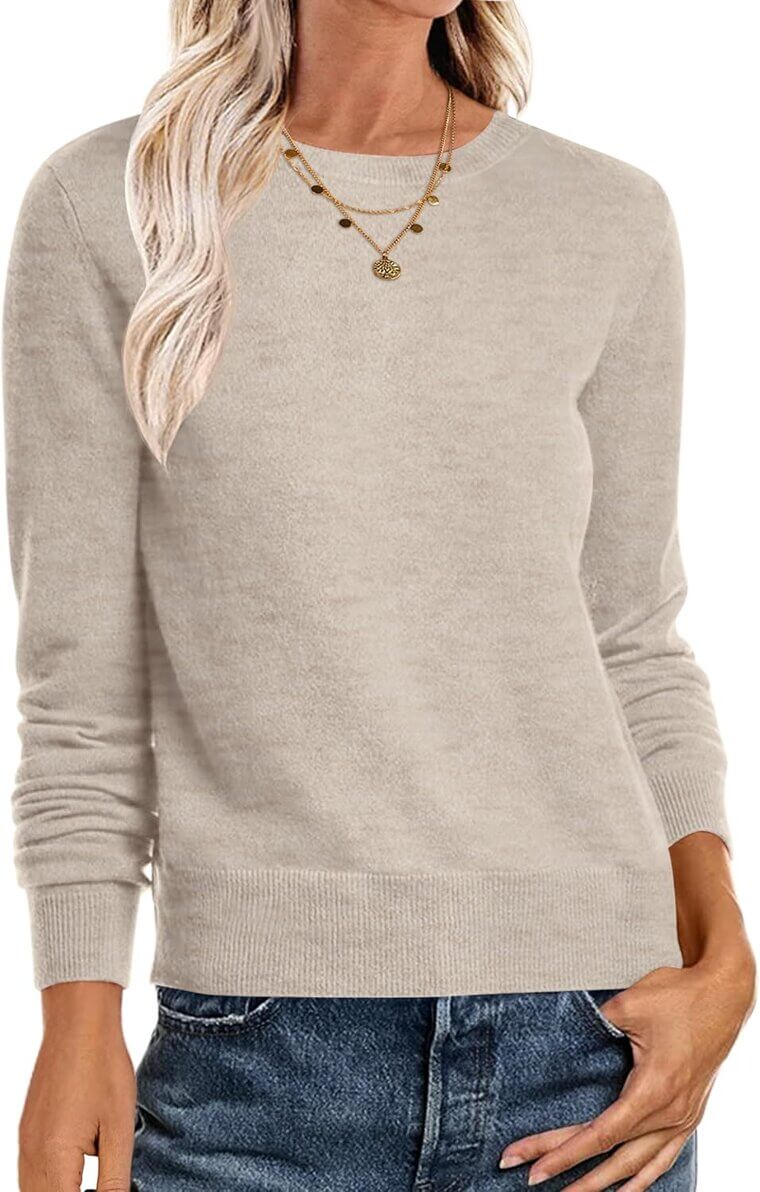 ANRABESS Women's Sweater - Lightweight, Trendy Fall Fashion 