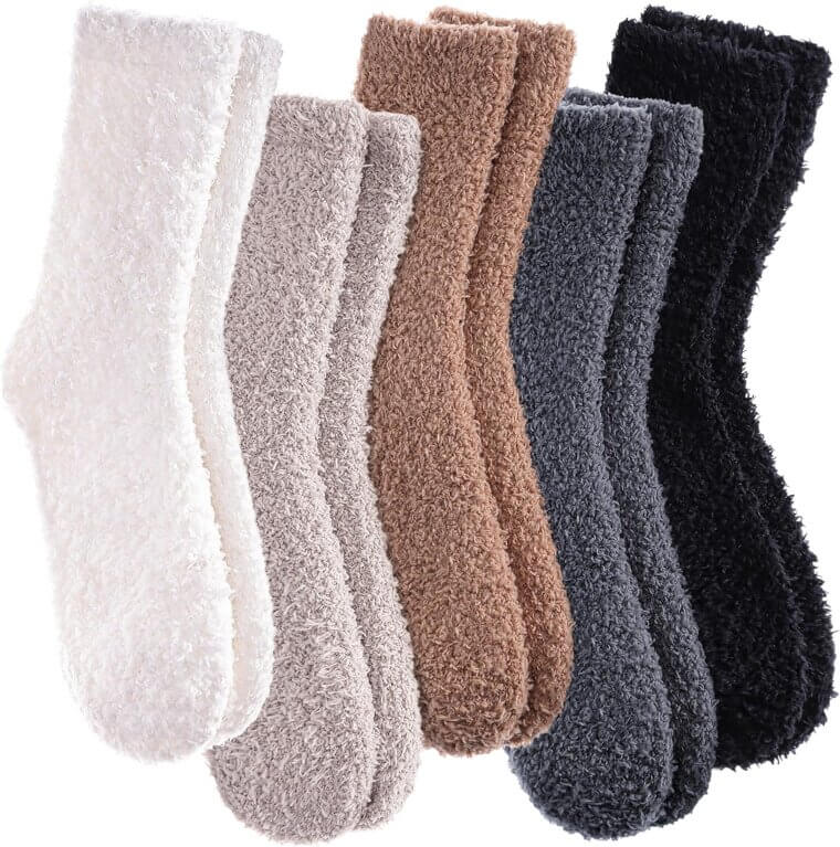 Fuzzy Slipper Socks - Super Soft and Cozy Winter Warmth - Enjoy 5% Off!