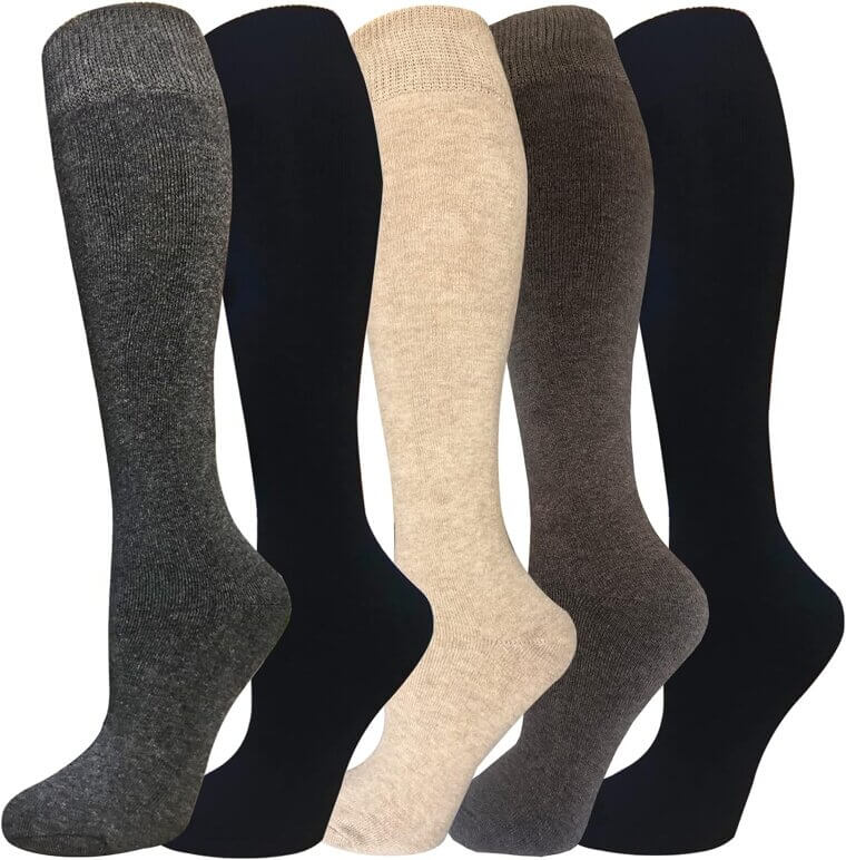 Warm Knee High Socks - Cozy Comfort for Winter Adventures 