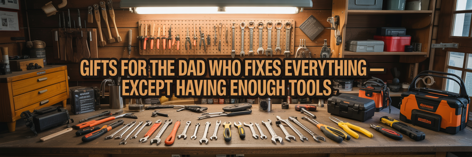 Gifts for the Dad Who Fixes Everything — Except Having Enough Tools