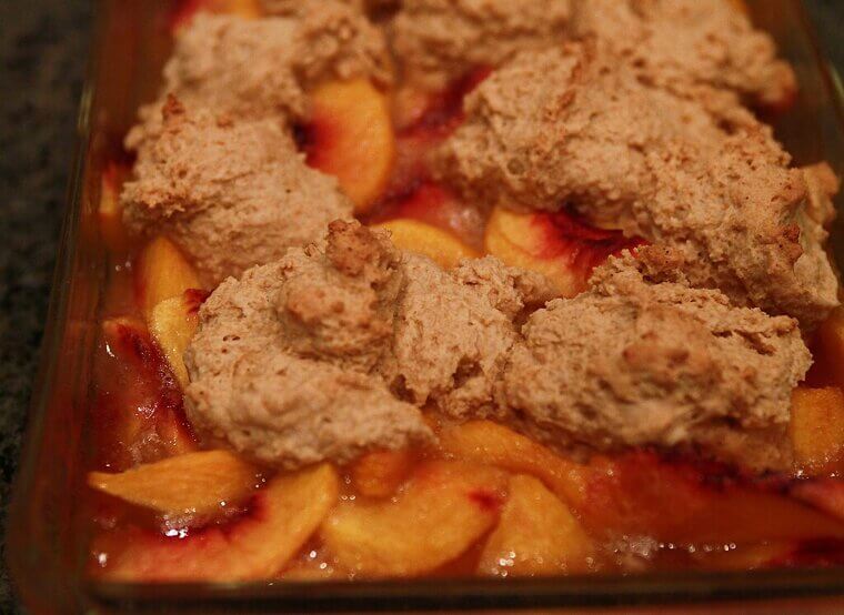 No-Bake Peach Cobbler