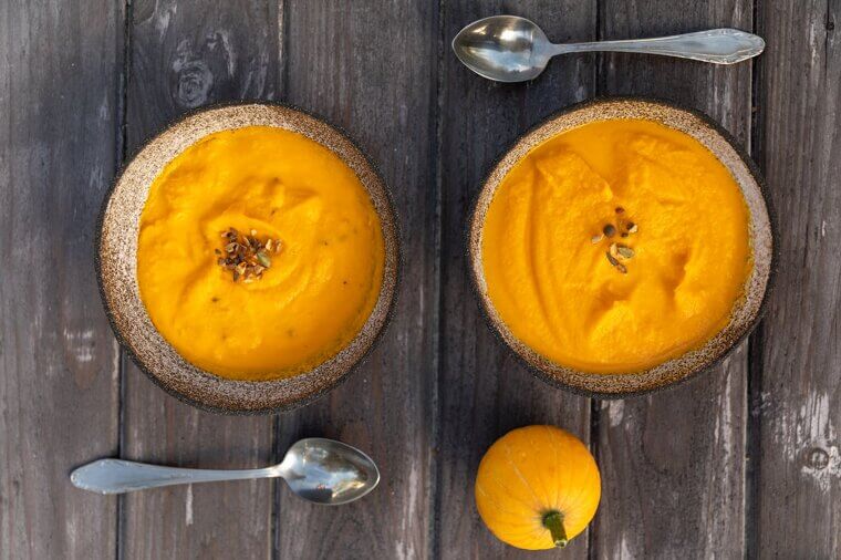 Pumpkin Coconut Curry Soup