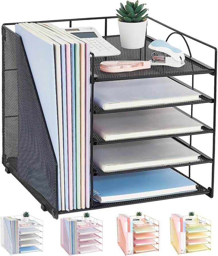 5-Tier Desk Organizer - Tidy Up Your Workspace Effortlessly - Now 27% Off!