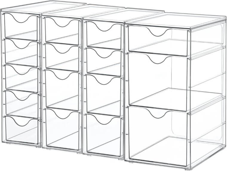 Vtopmart Acrylic Organizer - Perfect for Makeup, Jewelry, Office Supplies 