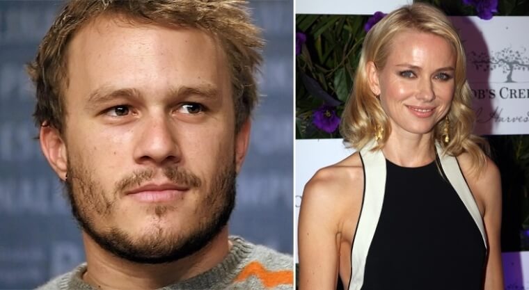 Naomi Watts and Heath Ledger