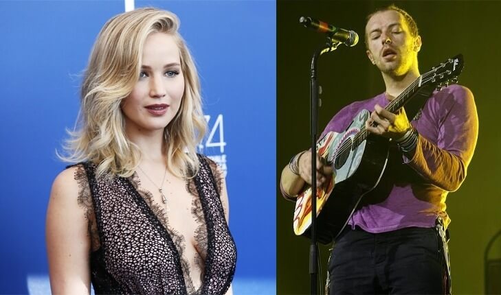 Jennifer Lawrence and Chris Martin