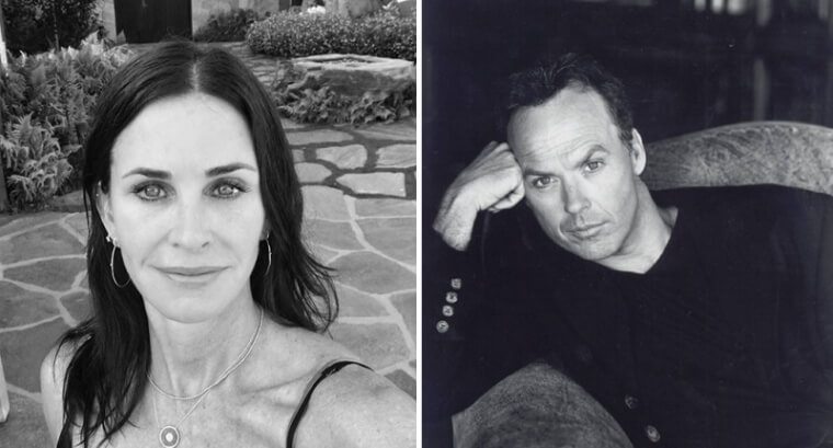 Courteney Cox and Michael Keaton