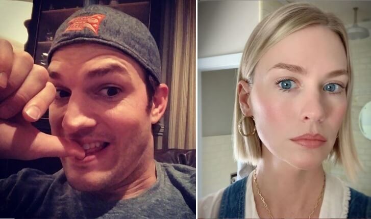 Ashton Kutcher January Jones