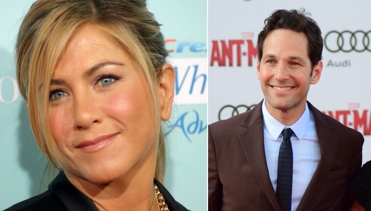 Jennifer Aniston and Paul Rudd