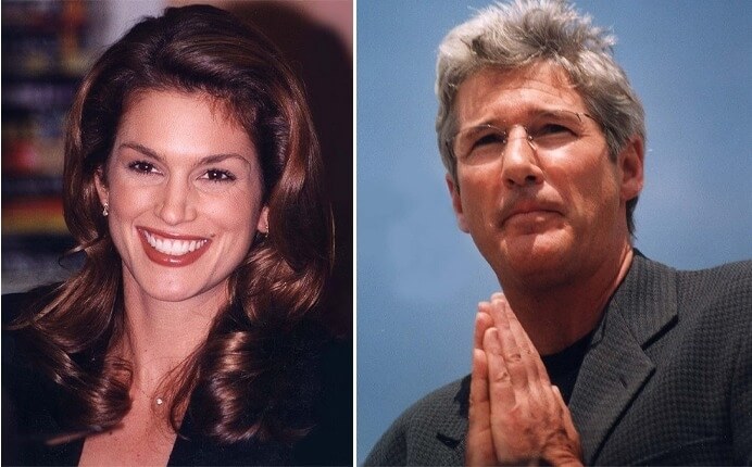 Cindy Crawford and Richard Gere