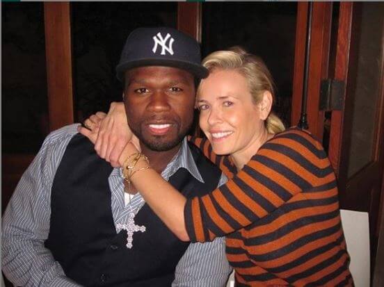 Chelsea Handler and 50 Cent