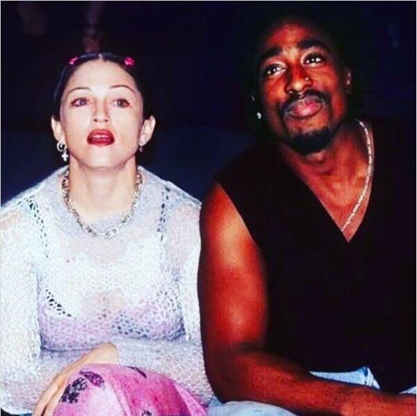 Madonna and Tupac Shakur