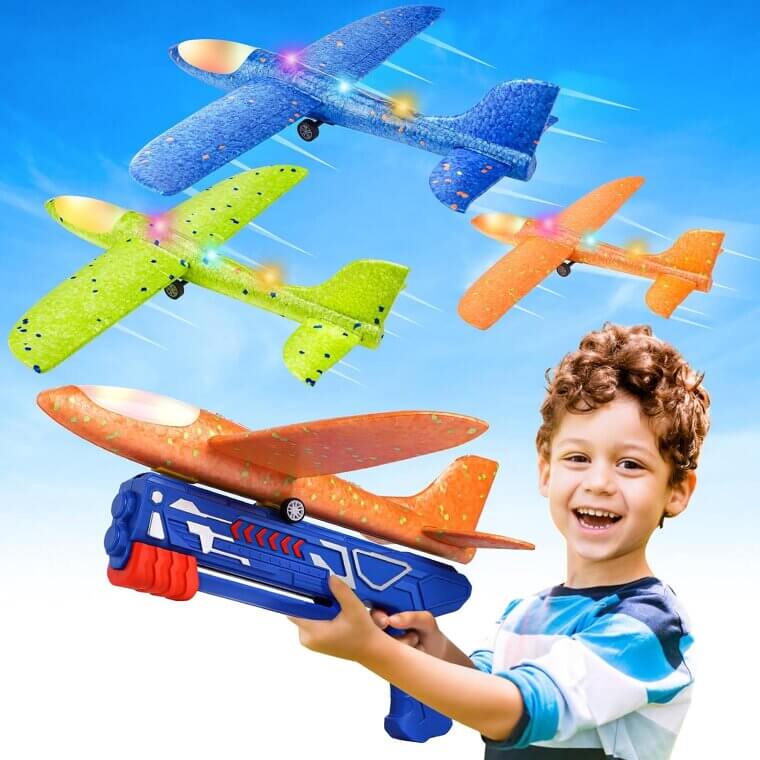 LED Foam Glider Planes - Fun Outdoor Toys for Kids! - Enjoy 15% Off!